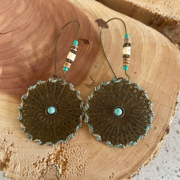 Boho Gypsy Earrings - Picture 2 of 4